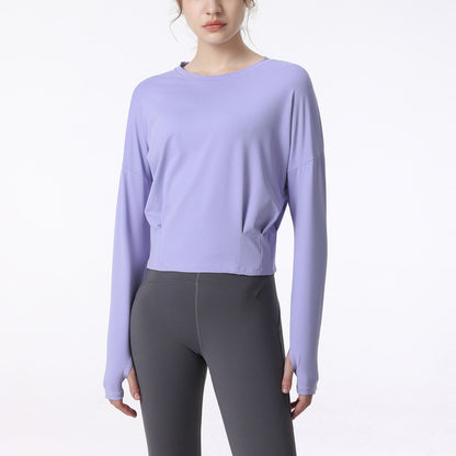 Waist tuck thumbhole cut and sew 2979