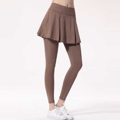 Tuck skirt yoga leggings 2978