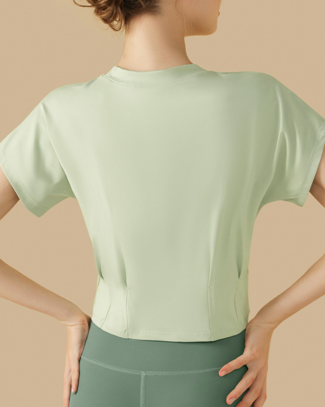 ウエストタッククロップドカットソー 3011