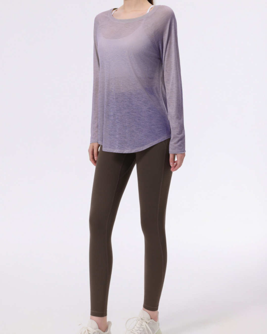 バックシャンエアリーシアーカットソー 3954