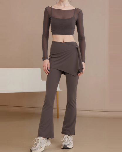 プレーヌフレアヨガセットアップ 3979