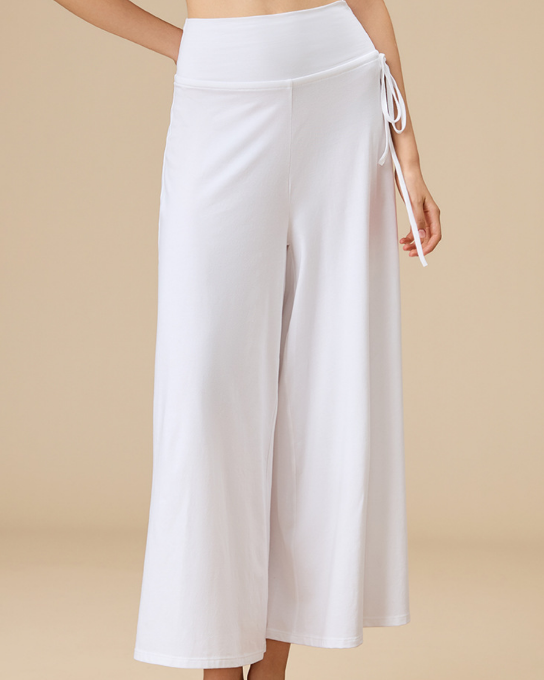 サイドスリットワイドフレアパンツ 3914