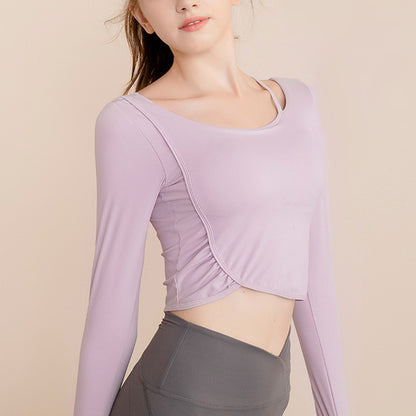 Light color side pleat cropped cut and sew 2881