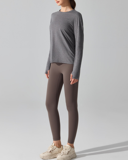 スヴニールドレープロングカットソー 3949