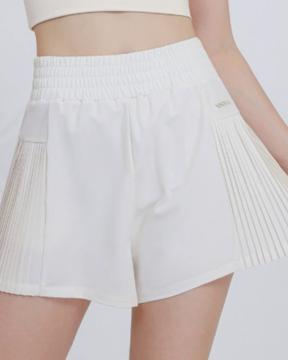 レイヤードリブレショートパンツ 4022