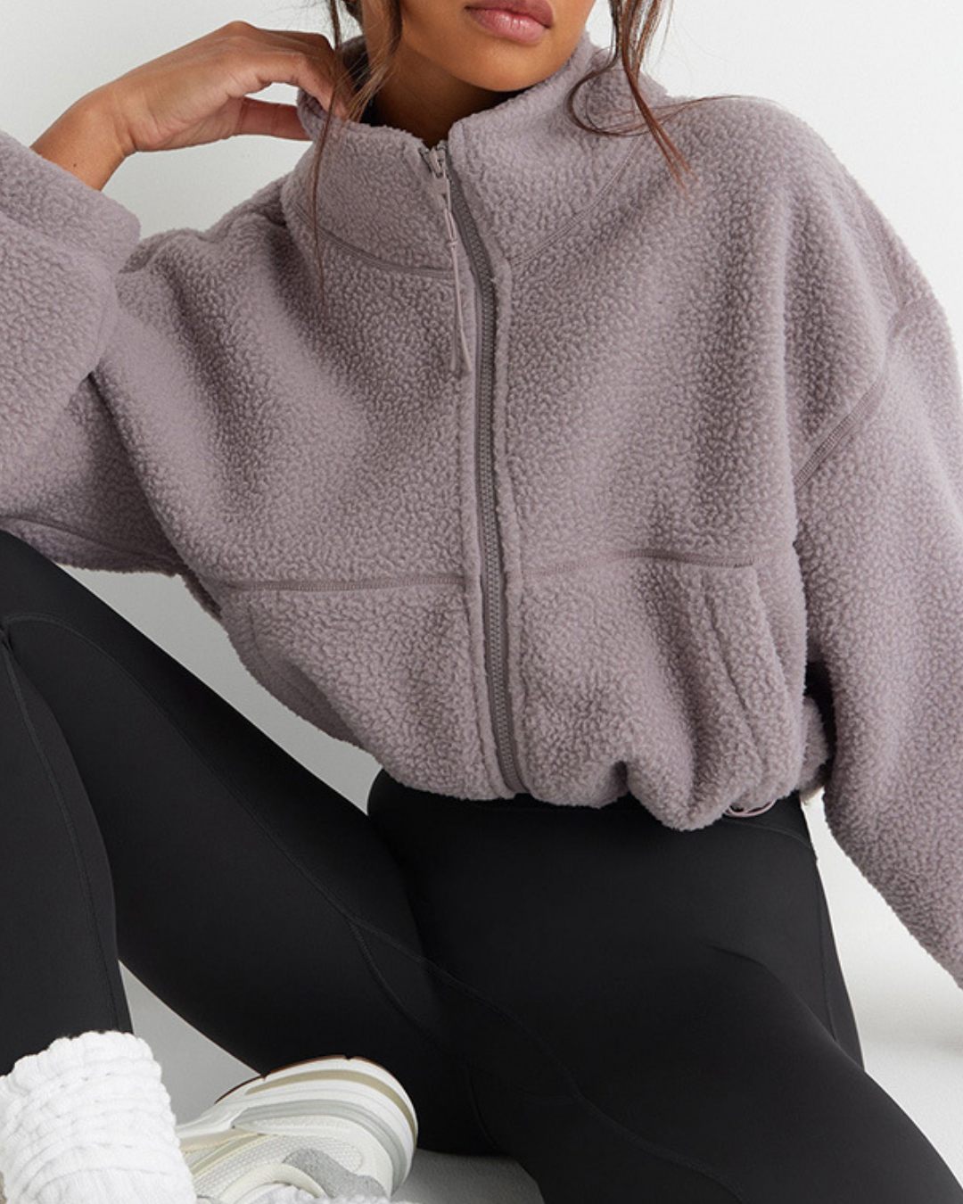 ドロストハイネックボアブルゾン 3935