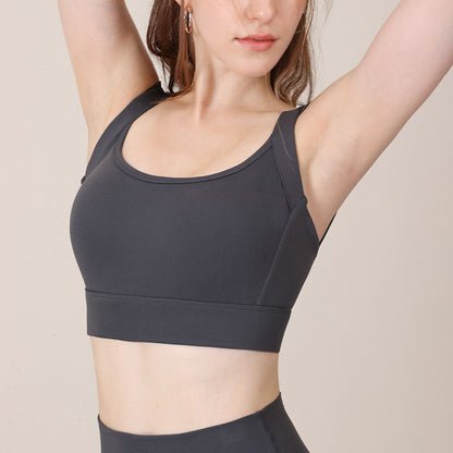 Cross strap yoga bra top 2918