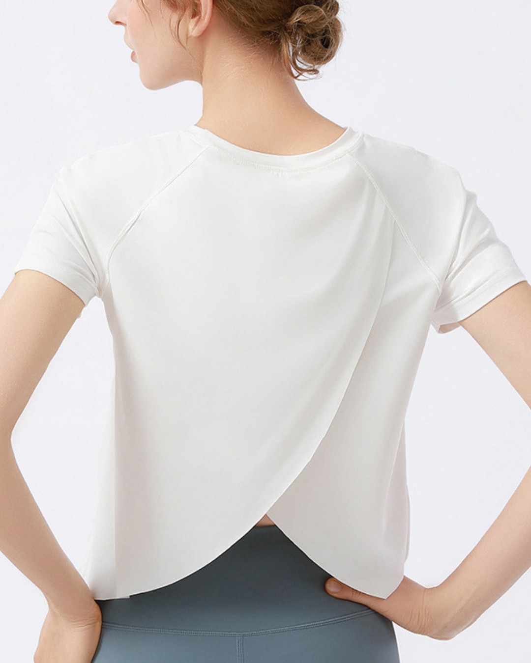 ラップバックヨガTシャツ 3156