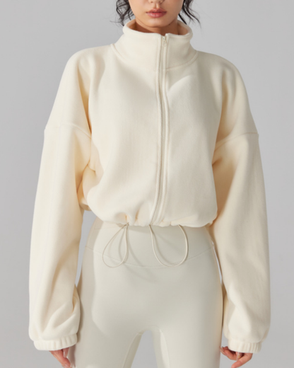 スタンドカラードロストウォームジップジャケット 3919