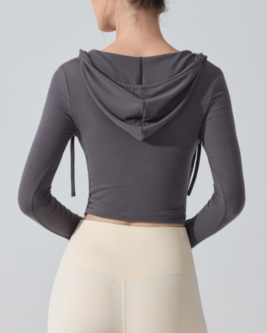 サイドギャザーカシュクールフーディー 3948