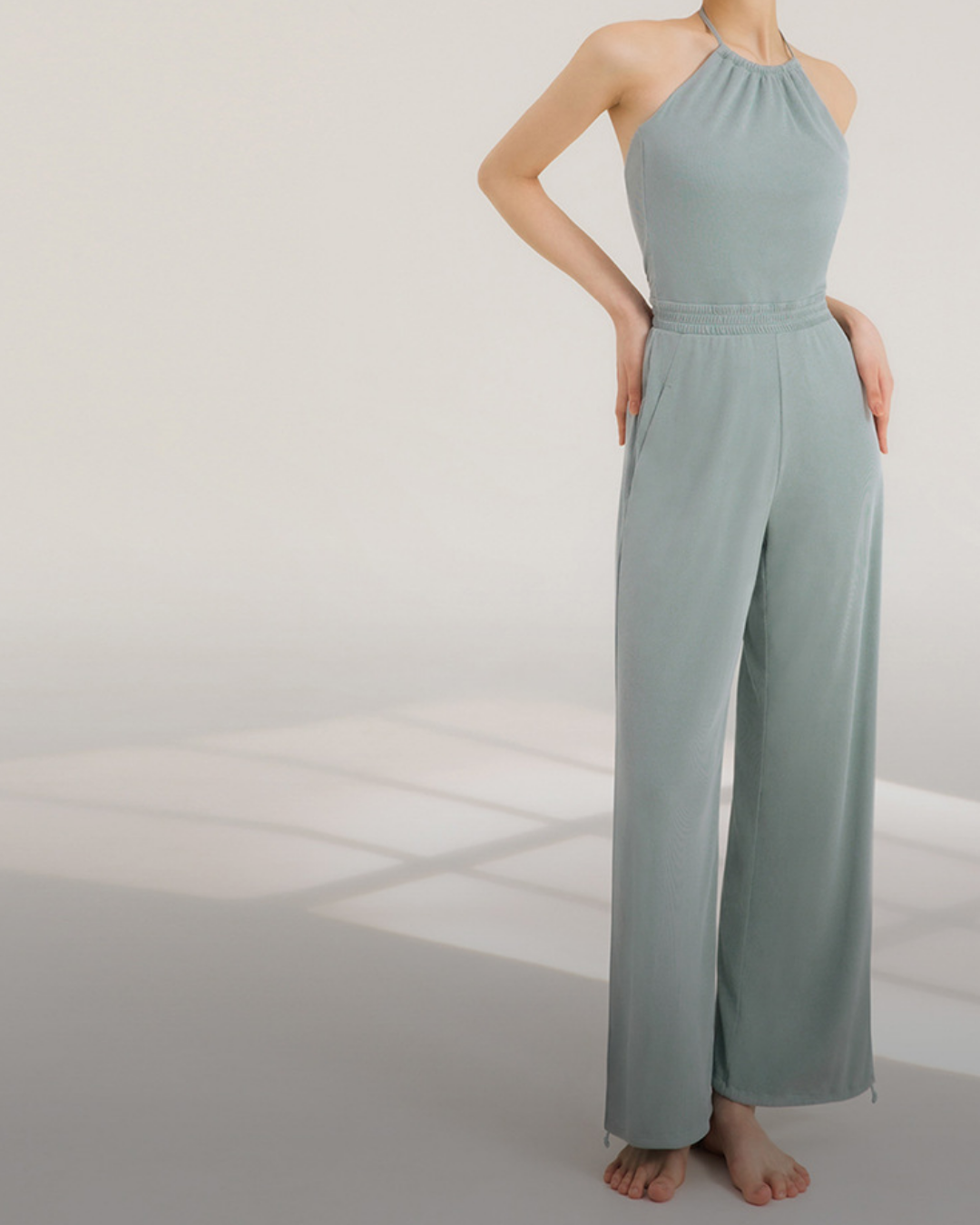 リブ編みテンダーオールインワン 3399