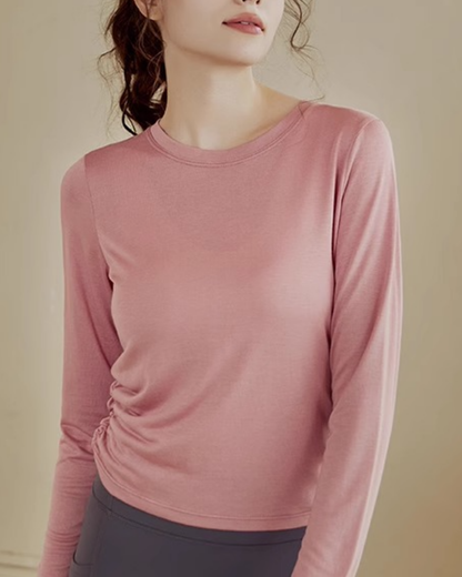 バッグツイストヨガロングトップ 3961