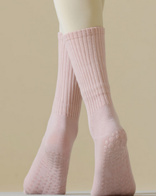 パステルカラーリブ編みヨガソックス 3499
