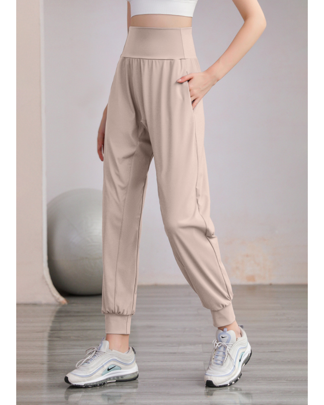Super stretch smooth pants normal fit 2239