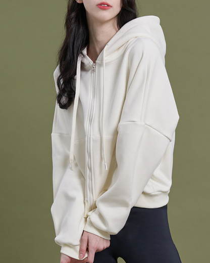 オーバーサイズウォームアップジップフーディー 3926