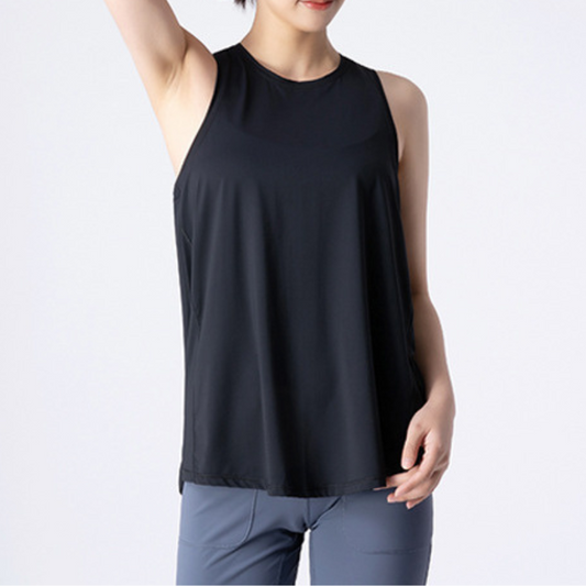 Minimalist back slit tank 2772