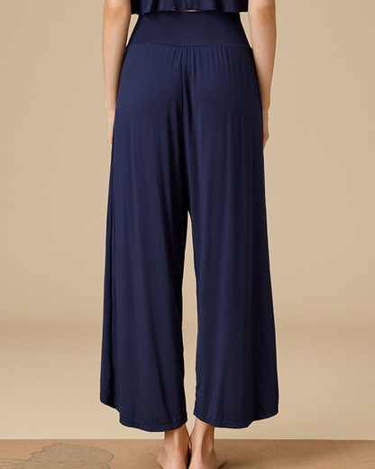 ラウンドヘムタックフレアパンツ 3913