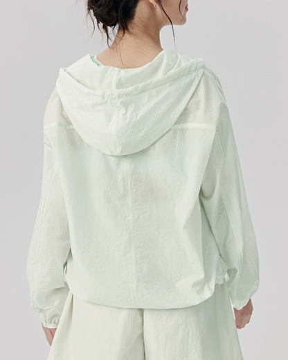 UPF50+エアリーフーディー 3976