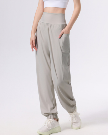 ニュアンスカラードレープジョガーパンツ 3946