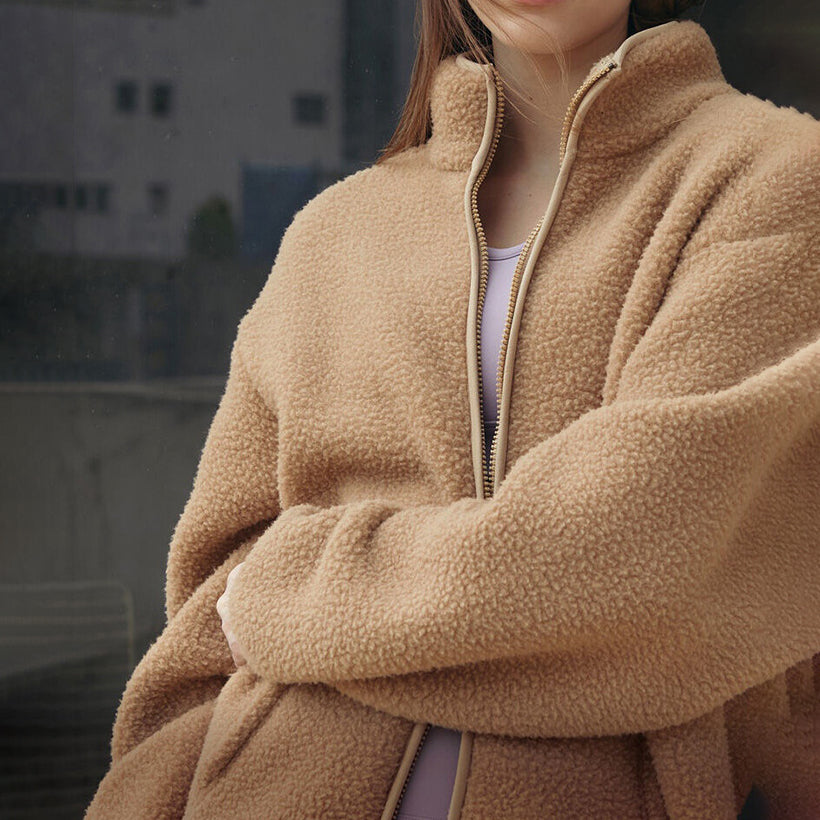 スタンドカラーボアフリースジャケット 3078 – ヨガウェア専門店