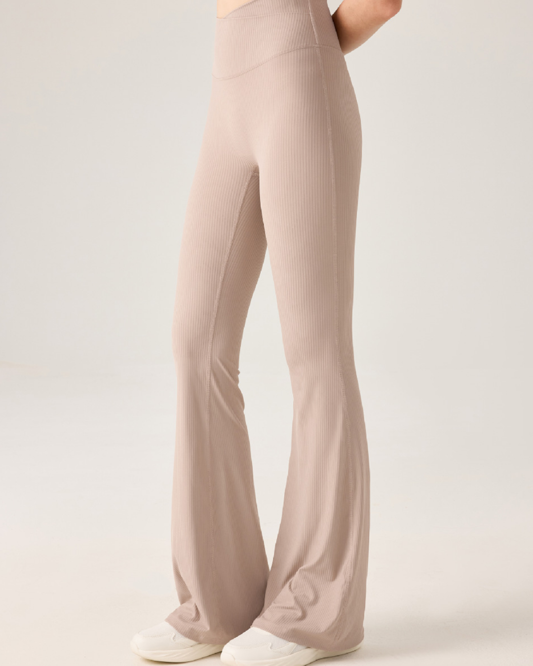 リブフレアパンツ 3879