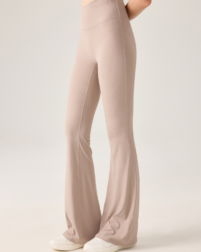 リブフレアパンツ 3879