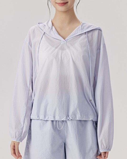 UPF50+エアリーフーディー 3976