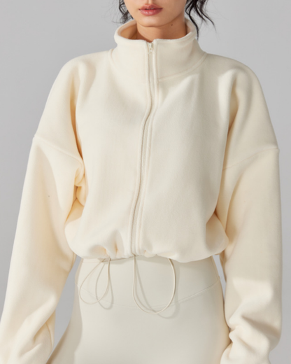 スタンドカラードロストウォームジップジャケット 3919