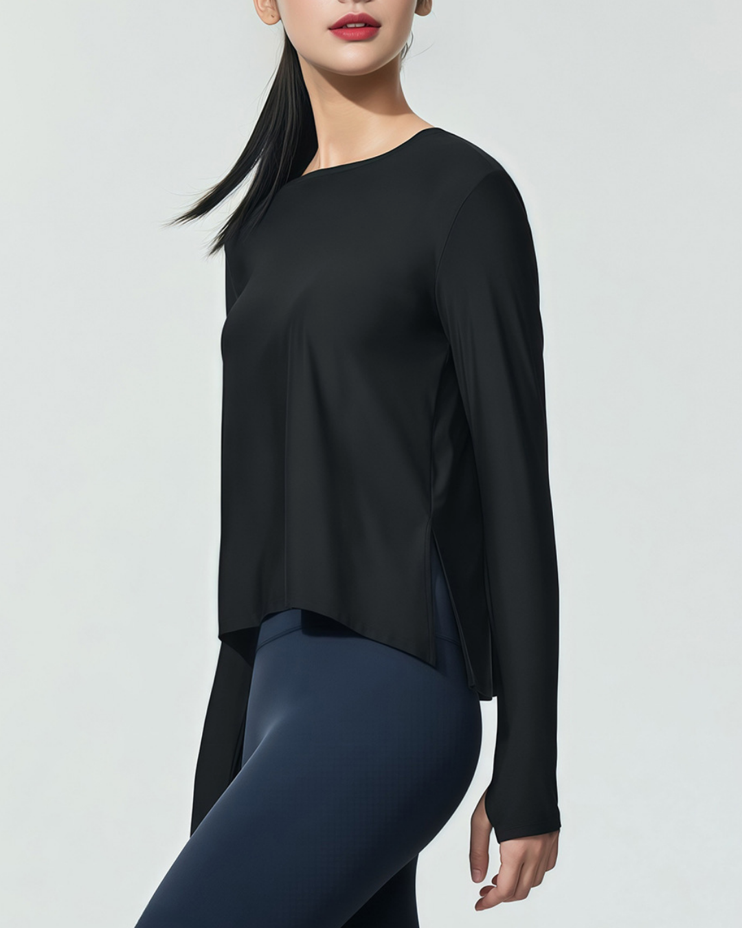 ヴェールサイドスリットボートネックカットソー 3943