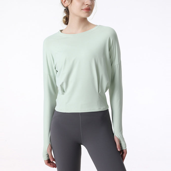 Waist tuck thumbhole cut and sew 2979