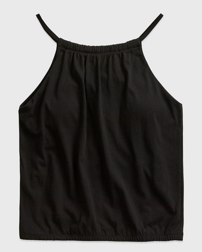 Halter neck back slit top 2471