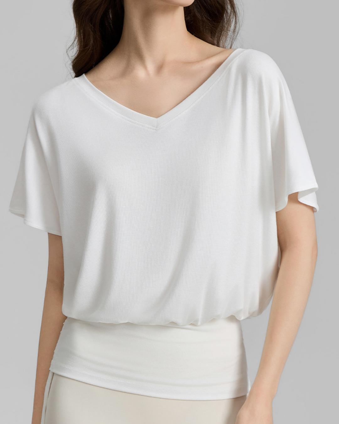 フイユシャーリングヘムトップ 3973