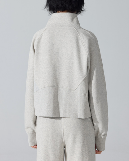 スタンドカラーハーフジッププルオーバー 3953