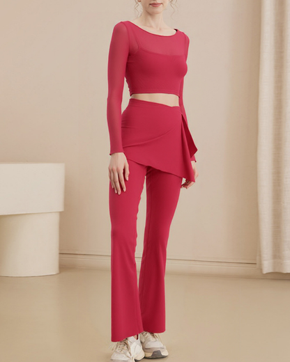 プレーヌフレアヨガセットアップ 3979