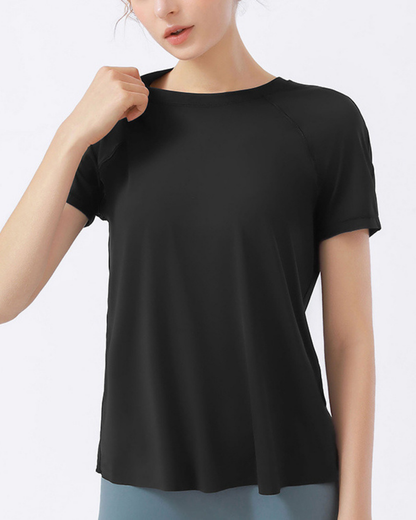 ラップバックヨガTシャツ 3156