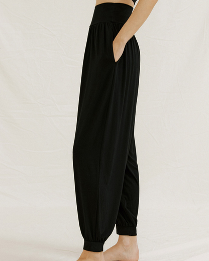 ニュアンスカラーリラックスアラジンパンツ 3966