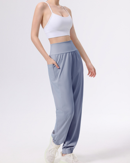 ニュアンスカラードレープジョガーパンツ 3946