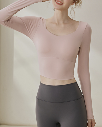 コライユシアーバッククロスヨガトップ 3958