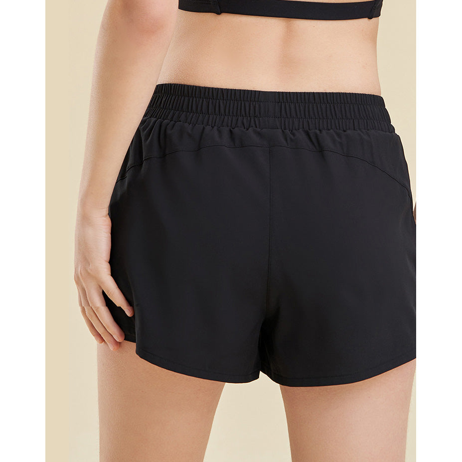 Dull color natural yoga short 2806