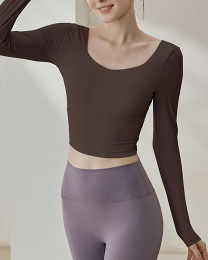 コライユシアーバッククロスヨガトップ 3958