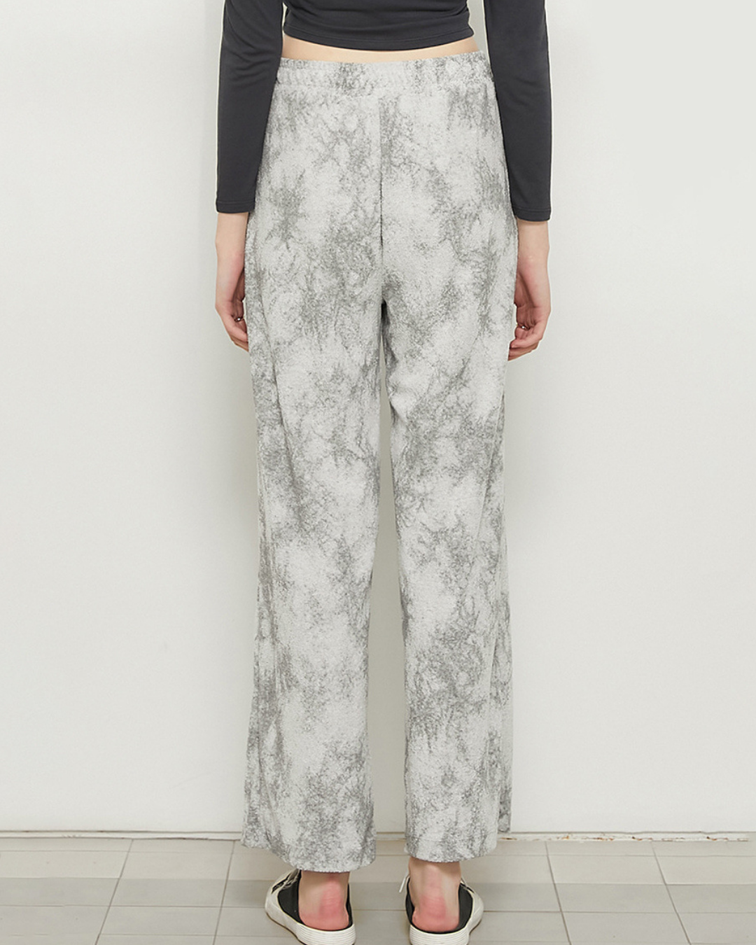 アースカラータイダイワイドパンツ 3191