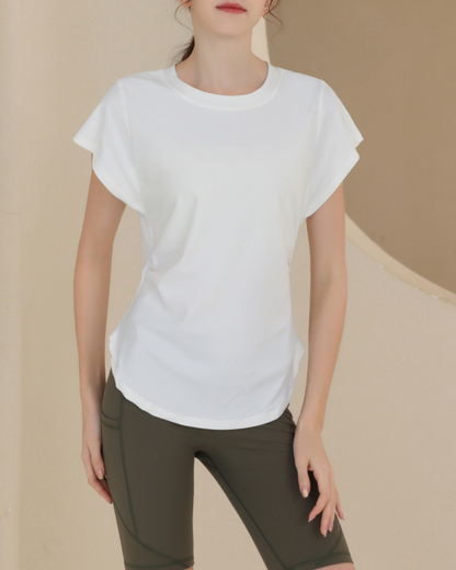 Waist squeeze French sleeve T 2517