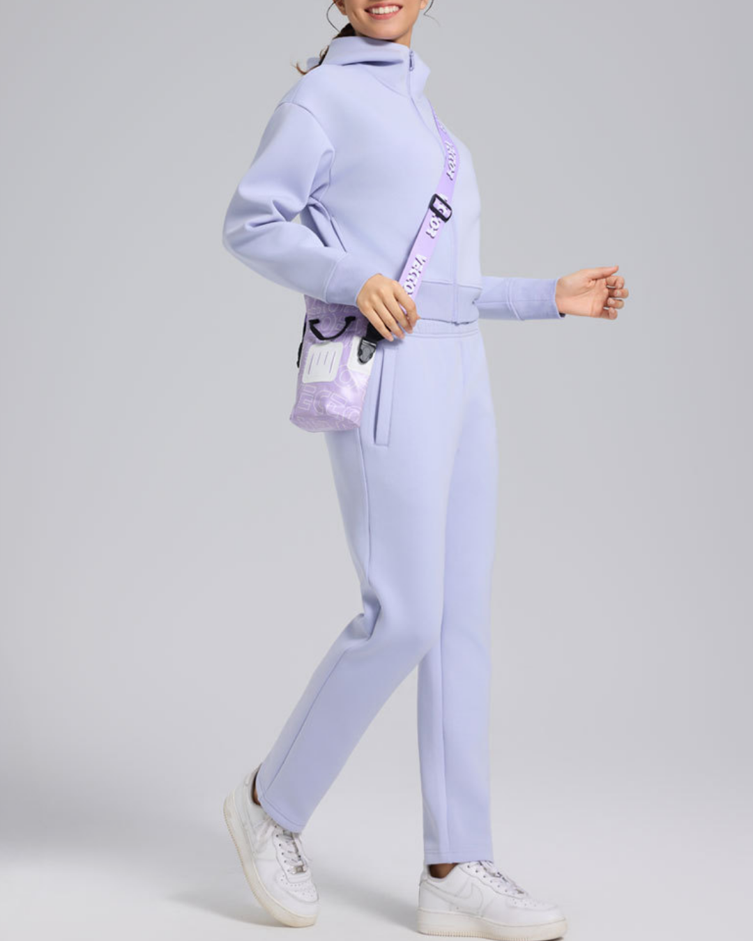 スフレタッチジップアップフリースジャケット 3931