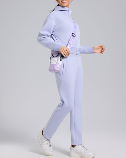 スフレタッチジップアップフリースジャケット 3931