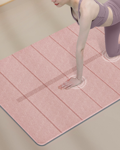 くすみカラー折りたたみヨガマット（6mm） 3766