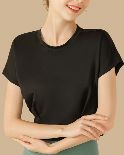 ウエストタッククロップドカットソー 3011