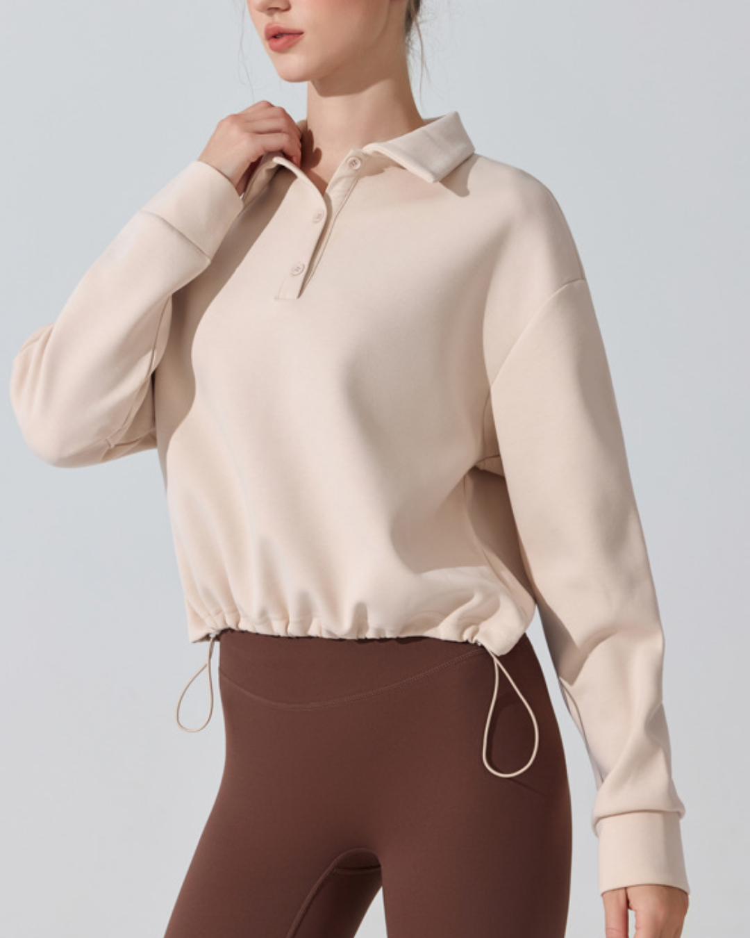 ドロストヘムポロカラースウェット 3951