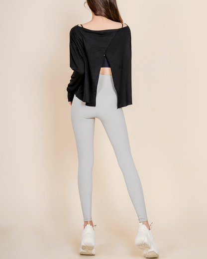 シャーリングクロスフロントレギンス 2130