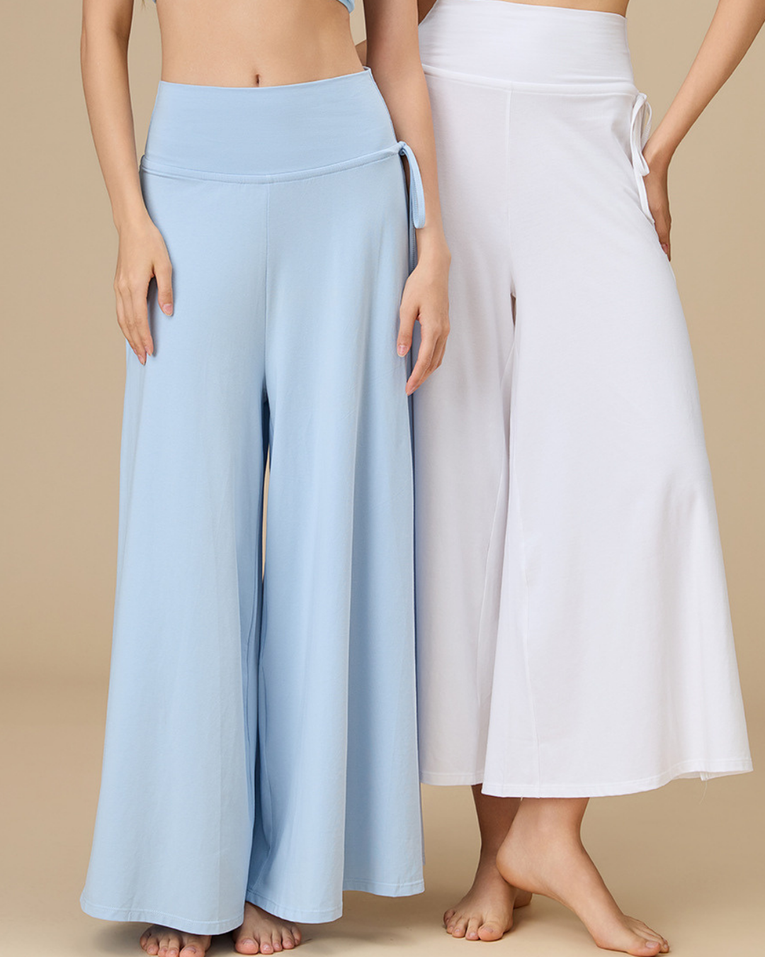 サイドスリットワイドフレアパンツ 3914