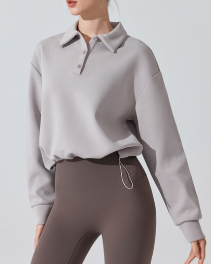 ドロストヘムポロカラースウェット 3951